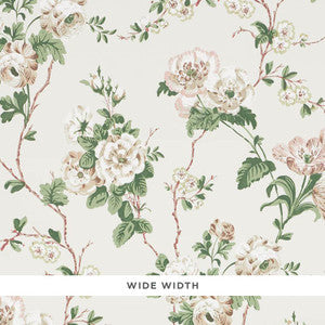 Betty Quiet Pink 5009870 by Schumacher Designer Wallpaper
