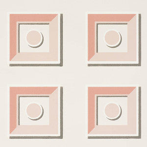 Marcel Blush 5009881 by Schumacher Designer Wallpaper