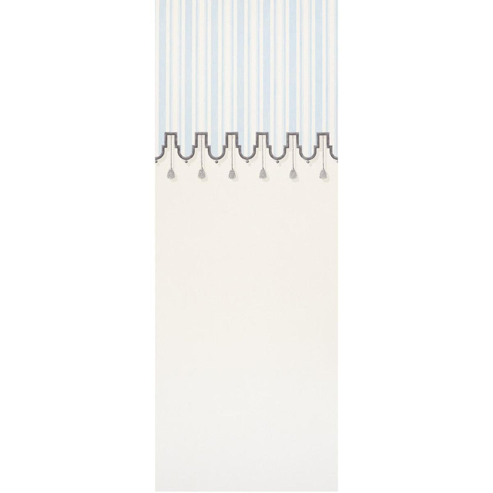 Villa Panel Sky 5009911 by Schumacher Designer Wallpaper Trompe L'Oeil 54.0" - Swanky Fabrics -