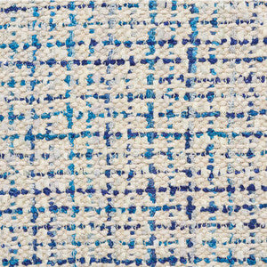 Babe'S Tweed Blue 54235 by Schumacher Designer Fabric