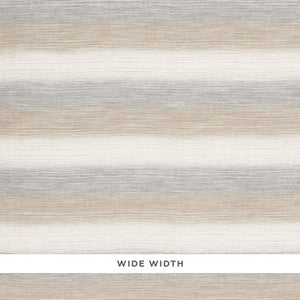 Horizon Casement Dune & Grey 75771 by Schumacher Designer Fabric