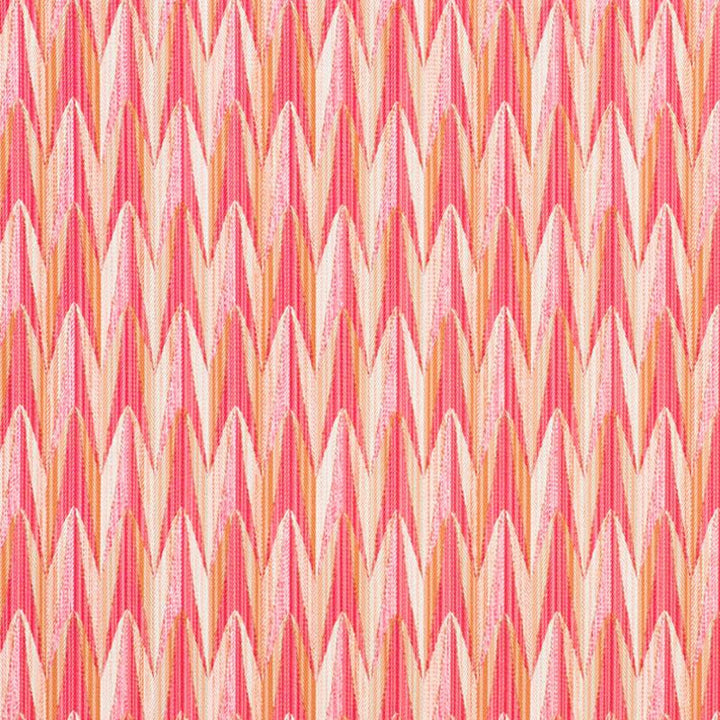 Verdant Indoor/Outdoor Pink & Orange 75911 by Schumacher Designer Fabric Indoor/Outdoor: Prints & Wovens 6.88" - Swanky Fabrics -