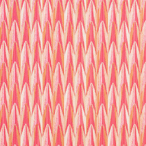 Verdant Indoor/Outdoor Pink & Orange 75911 by Schumacher Designer Fabric