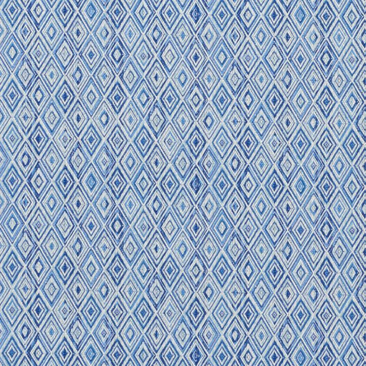Diamond Strie Indoor/Outdoor Blue 75921 by Schumacher Designer Fabric Indoor/Outdoor: Prints & Wovens 7.0" - Swanky Fabrics -