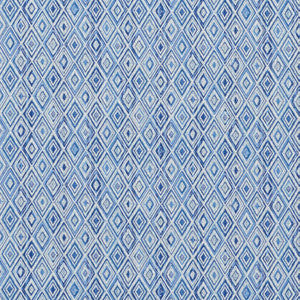Diamond Strie Indoor/Outdoor Blue 75921 by Schumacher Designer Fabric