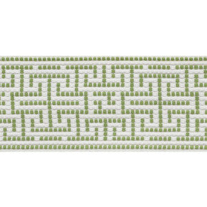 Maze Tape Indoor/Outdoor Leaf 75951 by Schumacher Designer Trim