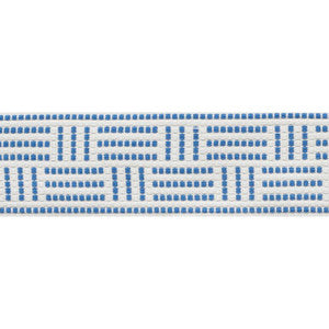 Brickell Tape Indoor/Outdoor Blue 75960 by Schumacher Designer Trim