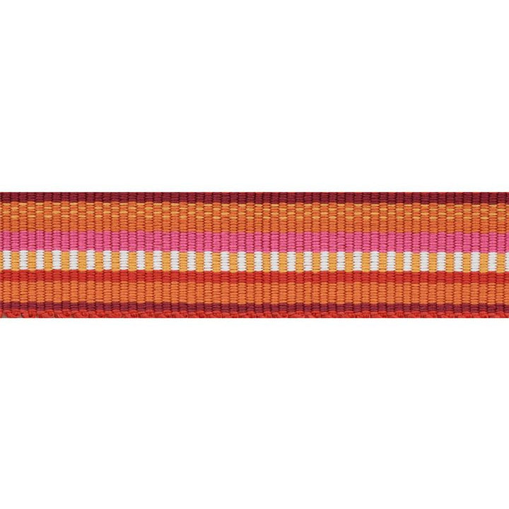 Primavera Tape Narrow Berry 75983 by Schumacher Designer Trim Indoor/Outdoor Prints & Wovens Iii - Swanky Fabrics -