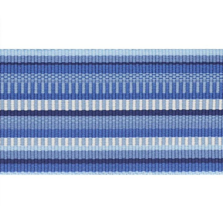 Primavera Tape Wide Sea 75991 by Schumacher Designer Trim Indoor/Outdoor Prints & Wovens Iii - Swanky Fabrics -