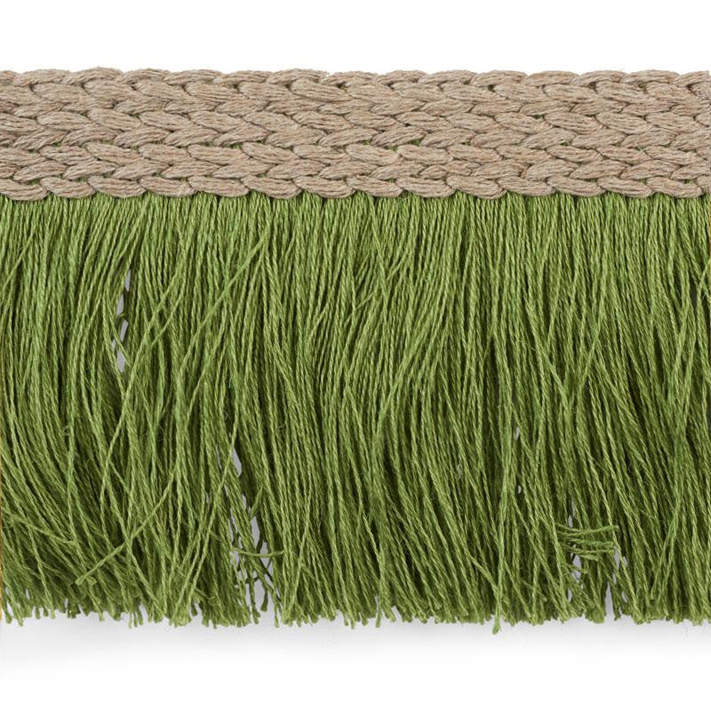 Braided Linen Fringe Leaf 76261 by Schumacher Designer Trim Free Spirit - Swanky Fabrics -