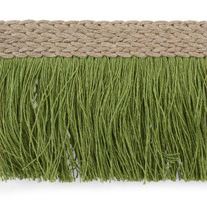 Braided Linen Fringe Leaf 76261 by Schumacher Designer Trim