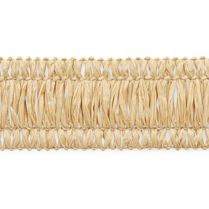 Effie Tape Natural 76480 by Schumacher Designer Trim Free Spirit - Swanky Fabrics -