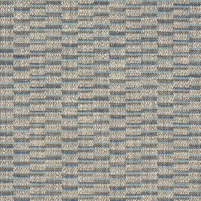 Olmeda Performance Indigo 75842 by Schumacher Designer Fabric World View 2.75" - Swanky Fabrics -