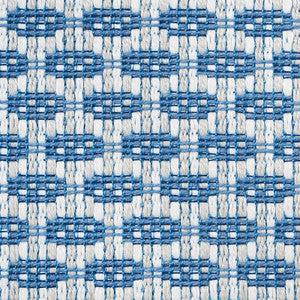 Hickox Indoor/Outdoor Blue 76651 by Schumacher Designer Fabric