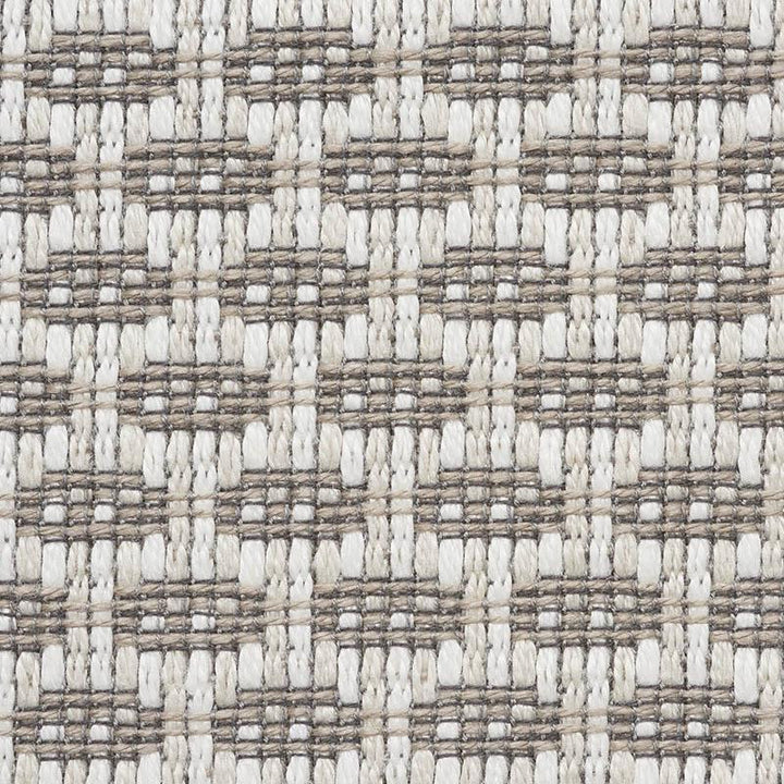 Hickox Indoor/Outdoor Natural 76652 by Schumacher Designer Fabric Indoor/Outdoor Linen 1.0" - Swanky Fabrics -