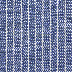 Garter Stripe Indoor/Outdoor Blue 76672 by Schumacher Designer Fabric