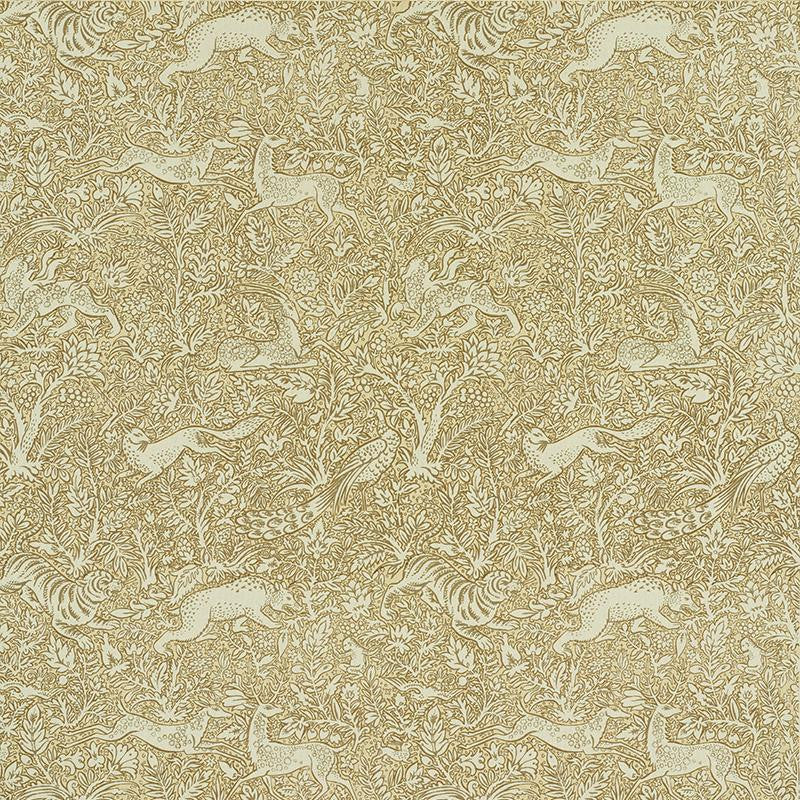 Khan'S Park Gray Beige 2603274 by Schumacher Designer Fabric Luxe Lodge 26.0" - Swanky Fabrics -