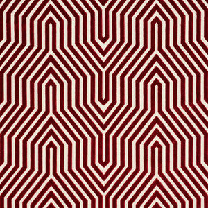 Vanderbilt Velvet Garnet 66196 by Schumacher Designer Fabric
