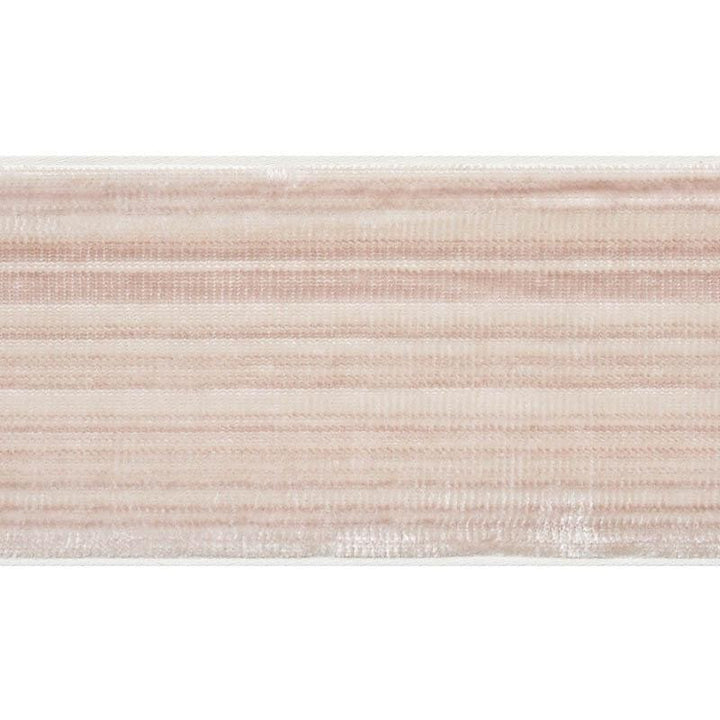 Gaspard Velvet Tape Wide Blush 74240 by Schumacher Designer Trim Statement Trims - Swanky Fabrics -