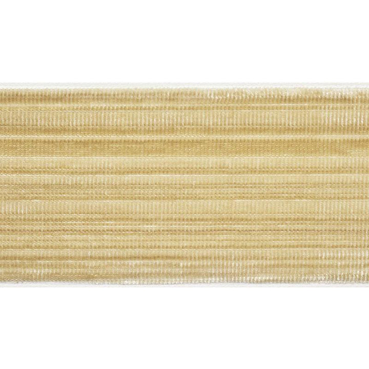 Gaspard Velvet Tape Wide Gold 74241 by Schumacher Designer Trim Statement Trims - Swanky Fabrics -