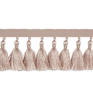 Valentin Silk Tassel Blush 76802 by Schumacher Designer Trim
