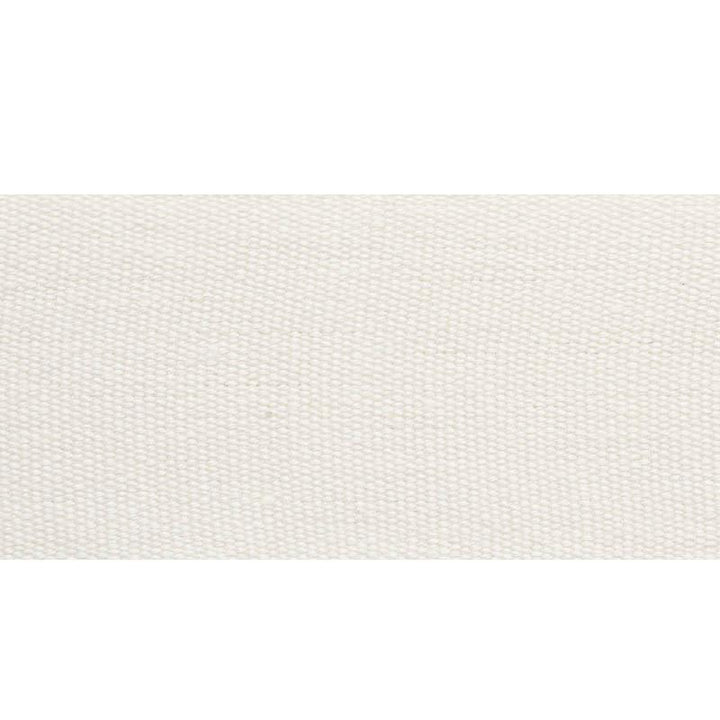Mathias Linen Tape Wide Ivory 76894 by Schumacher Designer Trim Perfect Basics: Trims & Tassels - Swanky Fabrics -