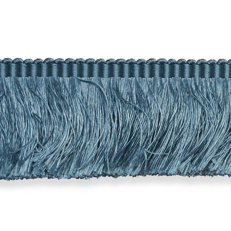 Francois Silk Brush Fringe Cadet 74592 by Schumacher Designer Trim Perfect Basics: Trims & Tassels - Swanky Fabrics -