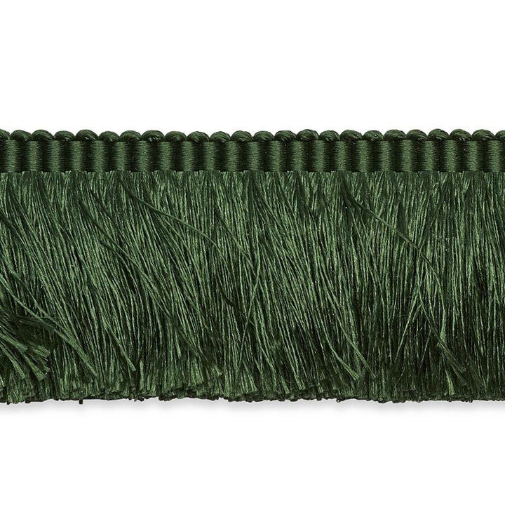 Francois Silk Brush Fringe Emerald 74594 by Schumacher Designer Trim Perfect Basics: Trims & Tassels - Swanky Fabrics -