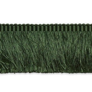 Francois Silk Brush Fringe Emerald 74594 by Schumacher Designer Trim