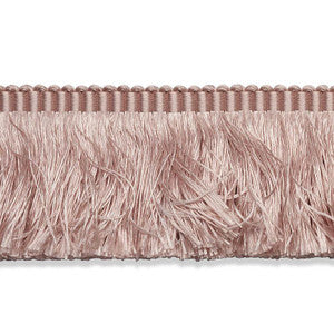 Francois Silk Brush Fringe Blush 74596 by Schumacher Designer Trim