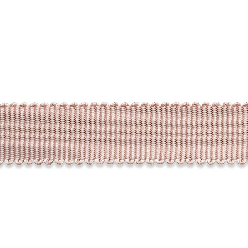 Pierre Silk Gimp Narrow Blush 74656 by Schumacher Designer Trim Perfect Basics: Trims - Swanky Fabrics -