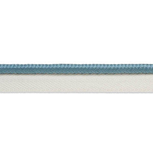 Gustave Silk Lip Cord Medium Cadet 74552 by Schumacher Designer Trim