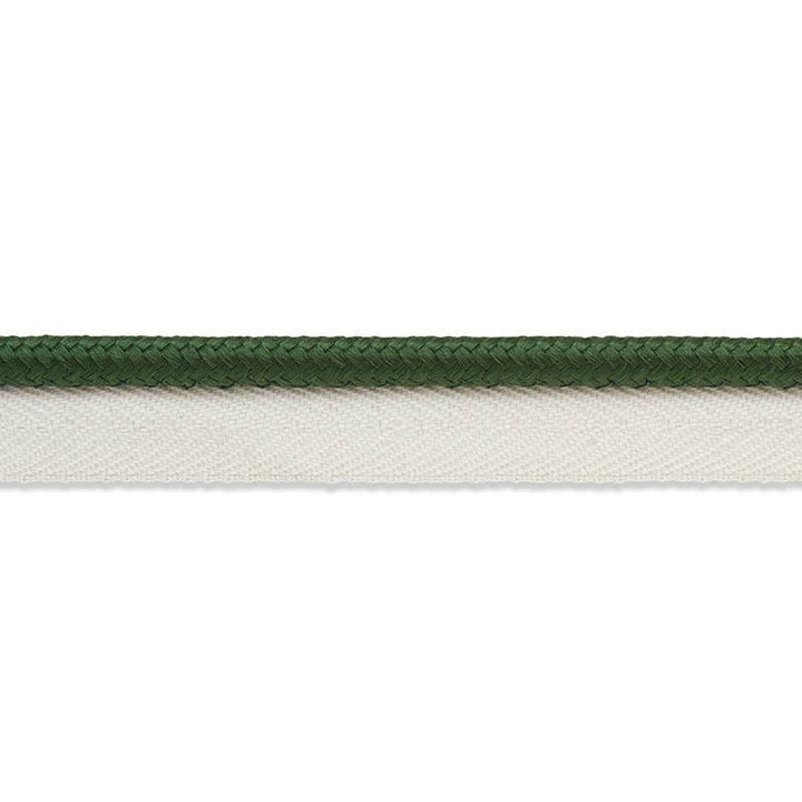 Gustave Silk Lip Cord Medium Emerald 74554 by Schumacher Designer Trim Perfect Basics: Trims - Swanky Fabrics -