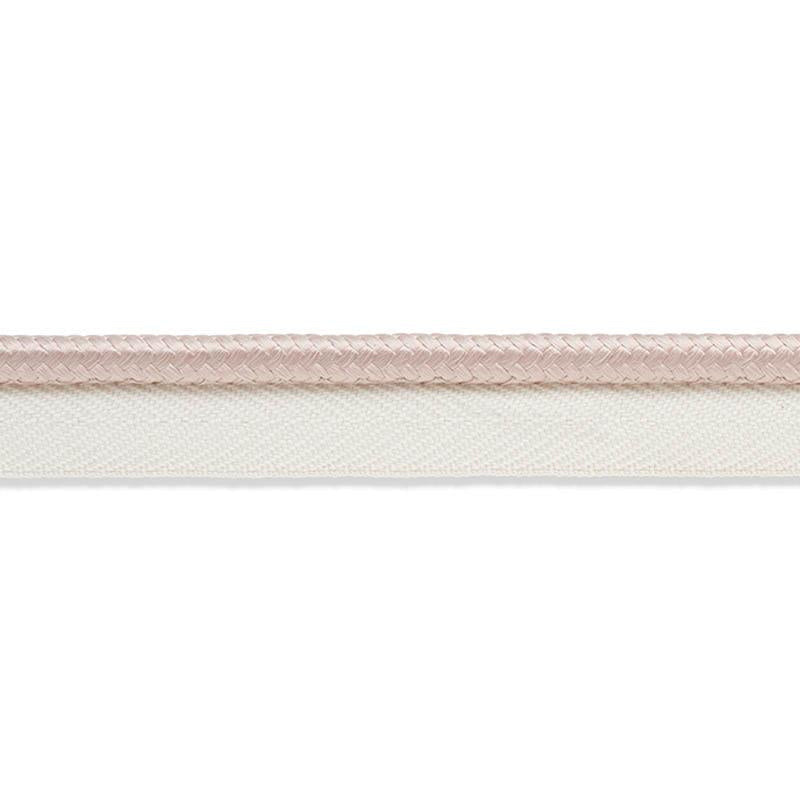 Gustave Silk Lip Cord Medium Blush 74556 by Schumacher Designer Trim Perfect Basics: Trims - Swanky Fabrics -