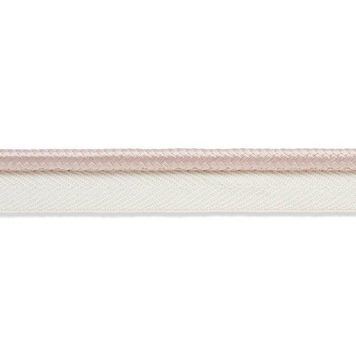 Gustave Silk Lip Cord Medium Blush 74556 by Schumacher Designer Trim Perfect Basics: Trims - Swanky Fabrics -