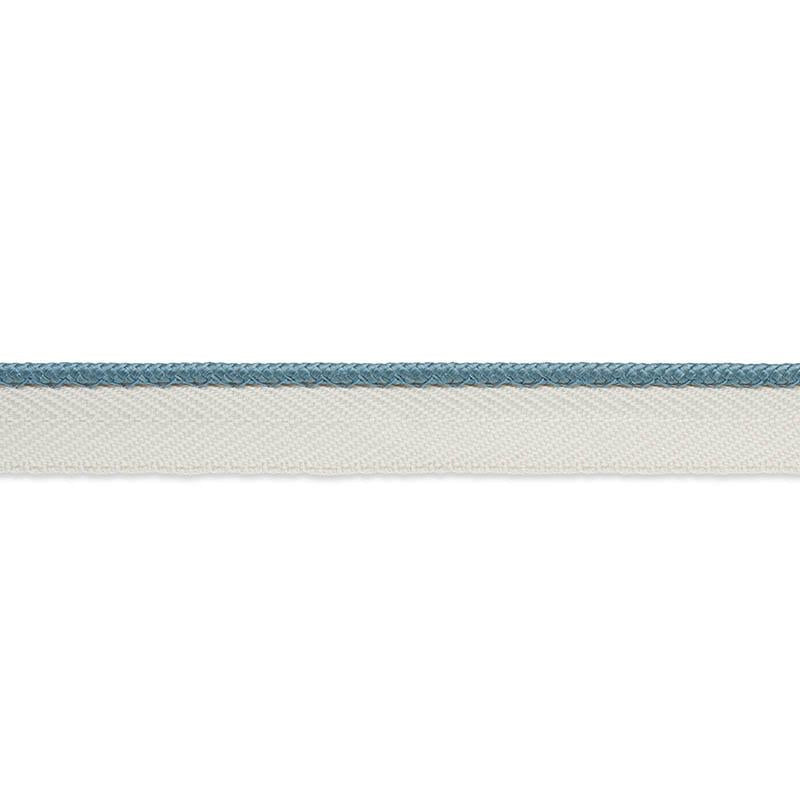 Gustave Silk Lip Cord Narrow Cadet 74532 by Schumacher Designer Trim Perfect Basics: Trims - Swanky Fabrics -