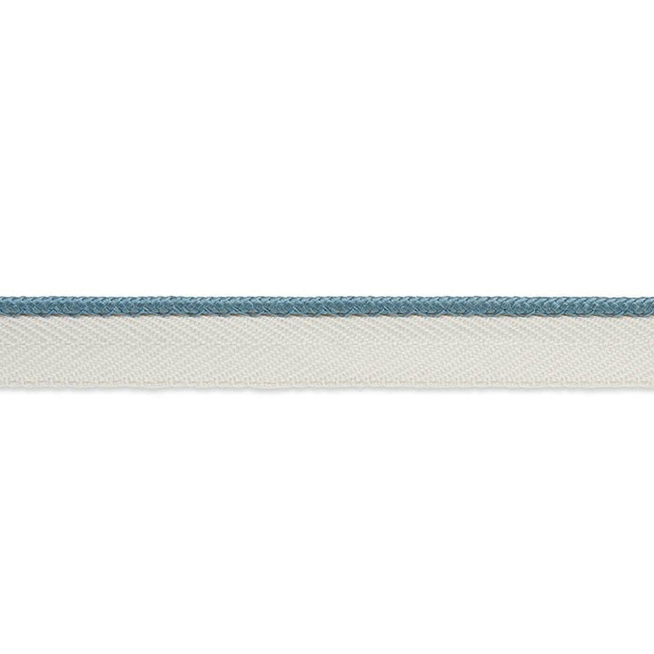 Gustave Silk Lip Cord Narrow Cadet 74532 by Schumacher Designer Trim Perfect Basics: Trims - Swanky Fabrics -