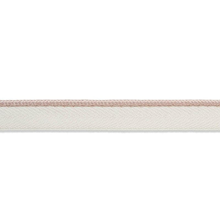 Gustave Silk Lip Cord Narrow Blush 74536 by Schumacher Designer Trim Perfect Basics: Trims - Swanky Fabrics -