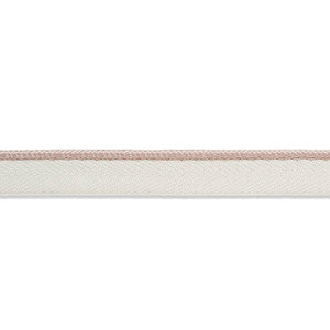 Gustave Silk Lip Cord Narrow Blush 74536 by Schumacher Designer Trim