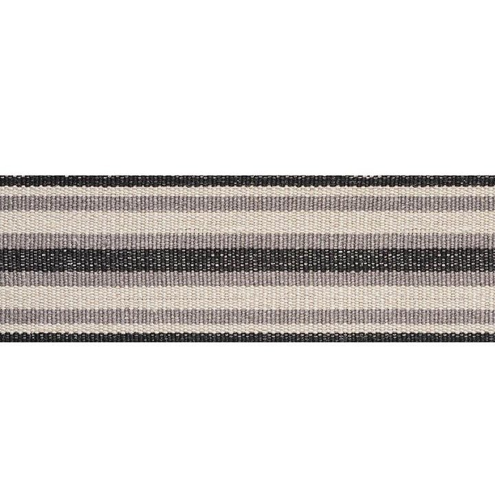 Levant Tape Charcoal 76582 by Schumacher Designer Trim World View 1.75" - Swanky Fabrics -