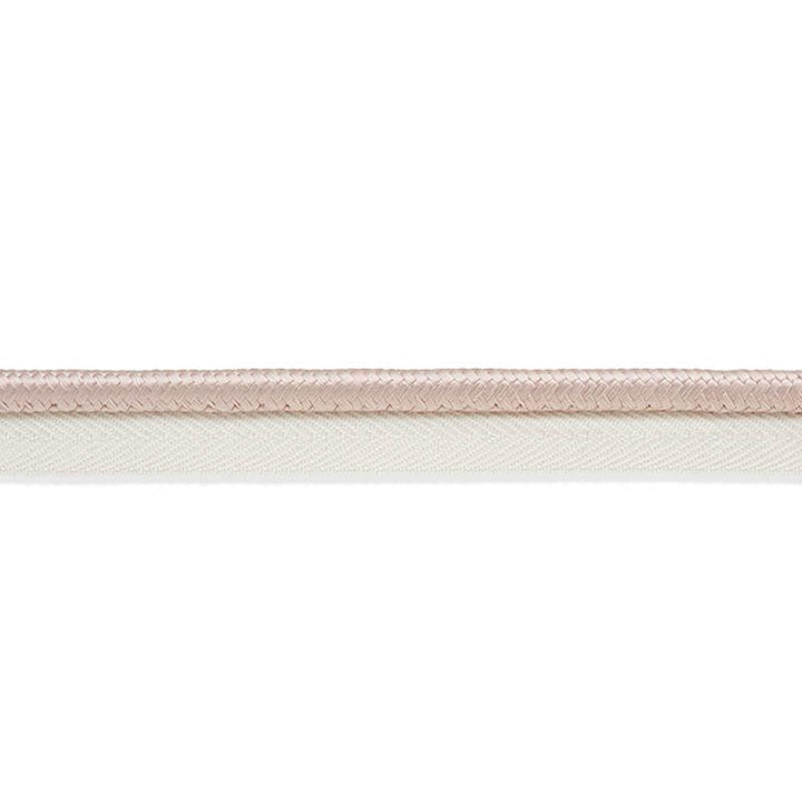 Gustave Silk Lip Cord Wide Blush 74576 by Schumacher Designer Trim Perfect Basics: Trims - Swanky Fabrics -