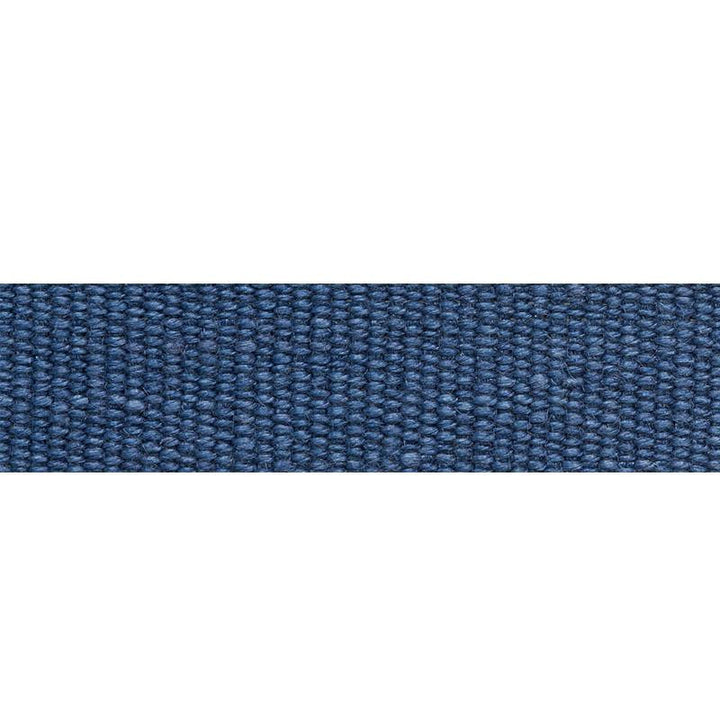 Mathias Linen Tape Narrow Indigo 76831 by Schumacher Designer Trim Perfect Basics: Trims & Tassels - Swanky Fabrics -
