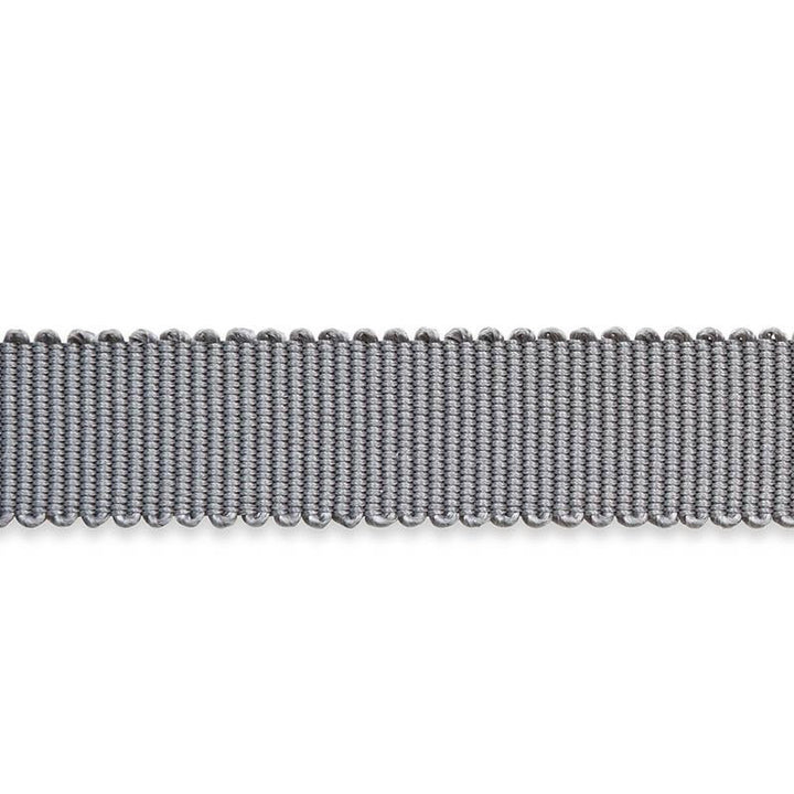 Pierre Silk Gimp Narrow Grey 74653 by Schumacher Designer Trim Perfect Basics: Trims - Swanky Fabrics -