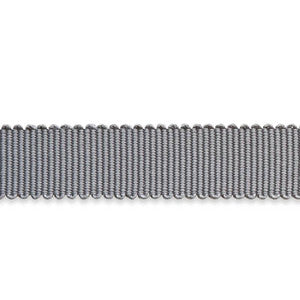 Pierre Silk Gimp Narrow Grey 74653 by Schumacher Designer Trim