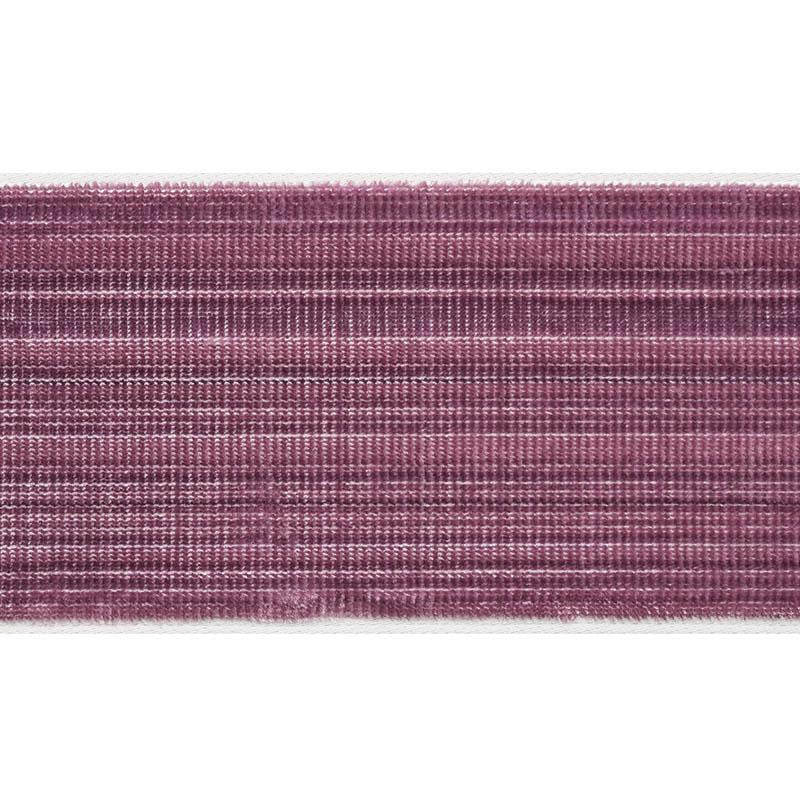 Gaspard Velvet Tape Wide Eggplant 74242 by Schumacher Designer Trim Statement Trims - Swanky Fabrics -
