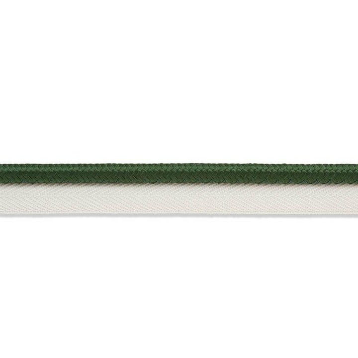 Gustave Silk Lip Cord Wide Emerald 74574 by Schumacher Designer Trim Perfect Basics: Trims - Swanky Fabrics -