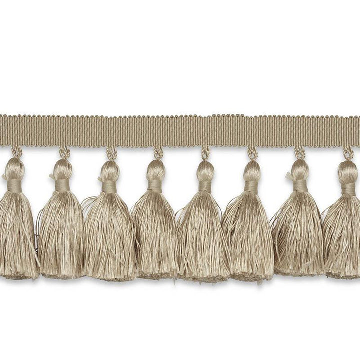 Valentin Silk Tassel Sand 76801 by Schumacher Designer Trim Perfect Basics: Trims & Tassels - Swanky Fabrics -