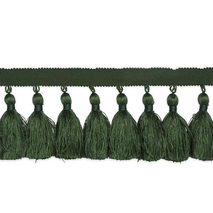 Valentin Silk Tassel Emerald 76806 by Schumacher Designer Trim Perfect Basics: Trims & Tassels - Swanky Fabrics -