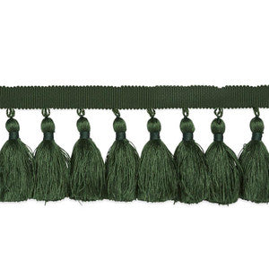 Valentin Silk Tassel Emerald 76806 by Schumacher Designer Trim