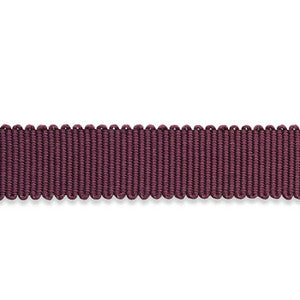 Pierre Silk Gimp Narrow Eggplant 74655 by Schumacher Designer Trim